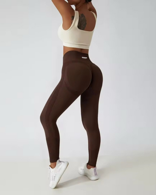 LEGGINGS SUPER PUSH UP CAFÉ